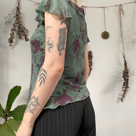 Floral top - size M