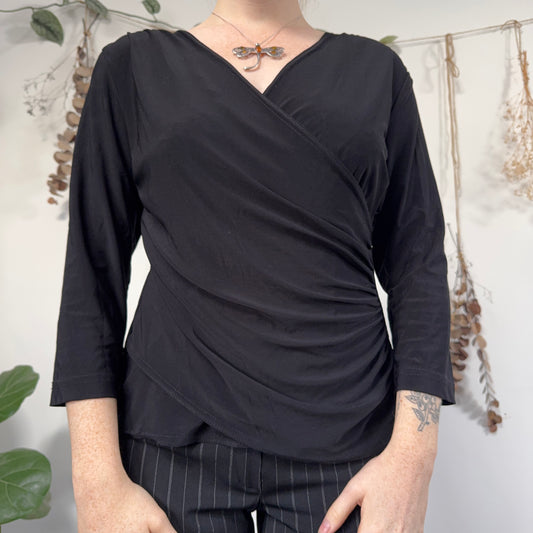 Slinky black top - size L