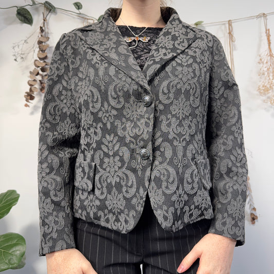 Grey witchy jacket - size L