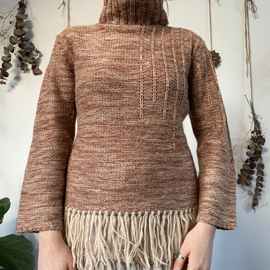 Roll neck jumper - size M