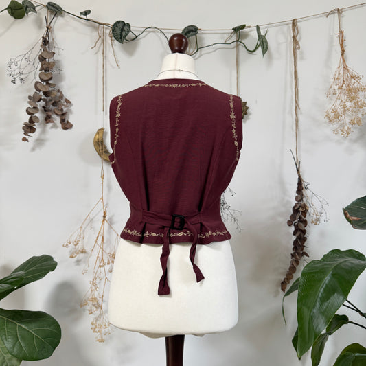 Embroidered waistcoat - size M/L