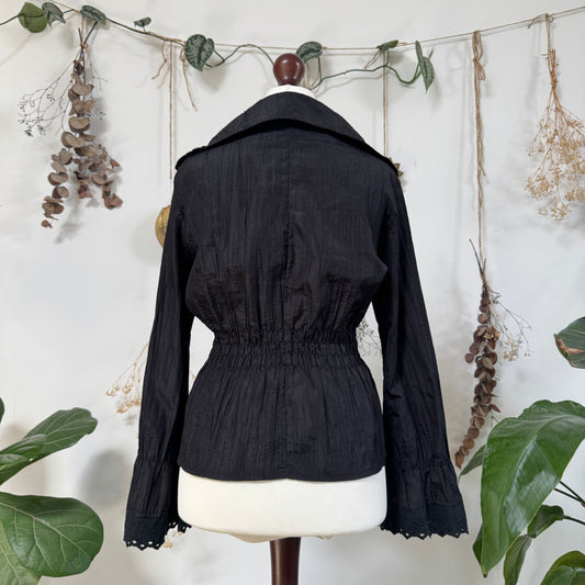 Black gothic blouse - size M