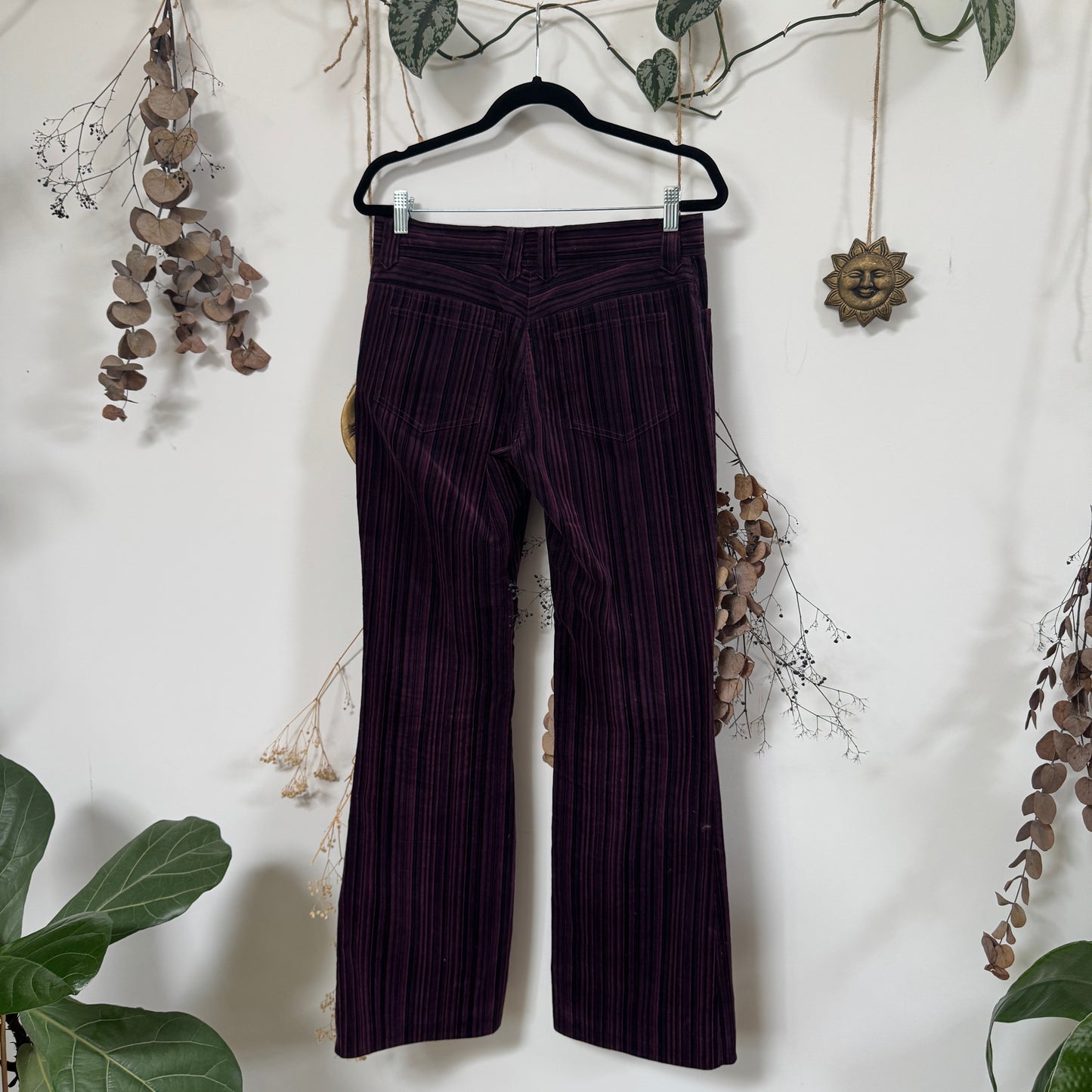 Striped cord trousers - size M