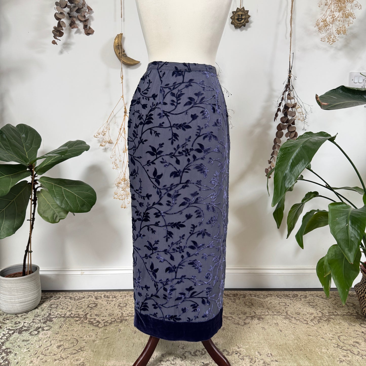 Velvet wrap skirt - size XS/S