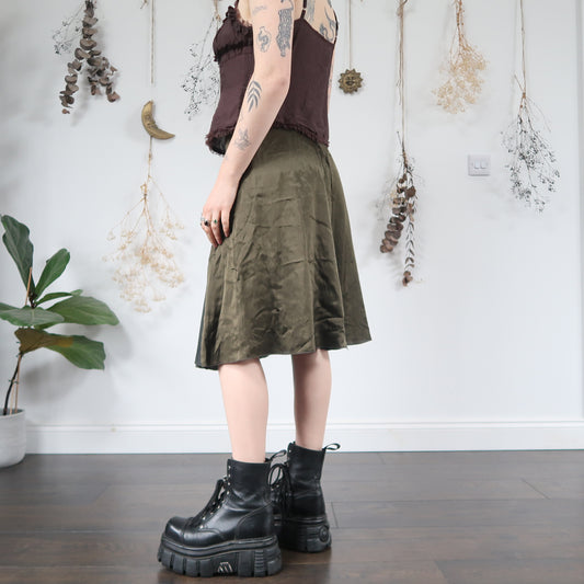 Khaki skirt - size M