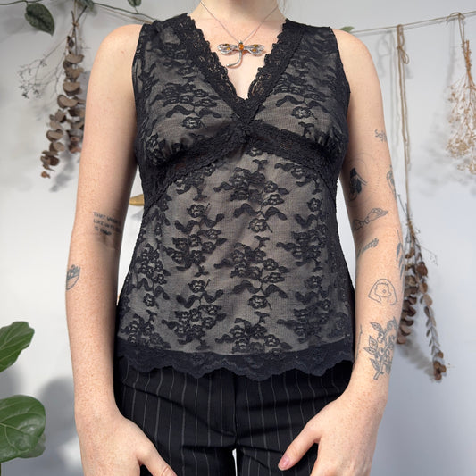 Lace tank top - size M/L
