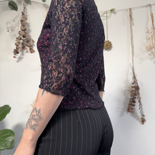 Ditsy floral top - size M