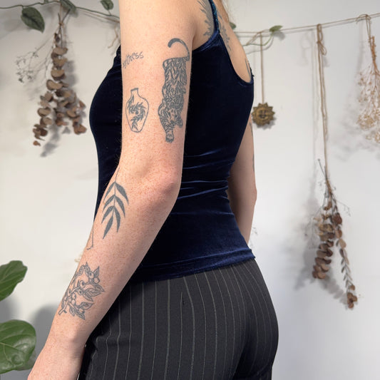 Midnight blue cami - size S