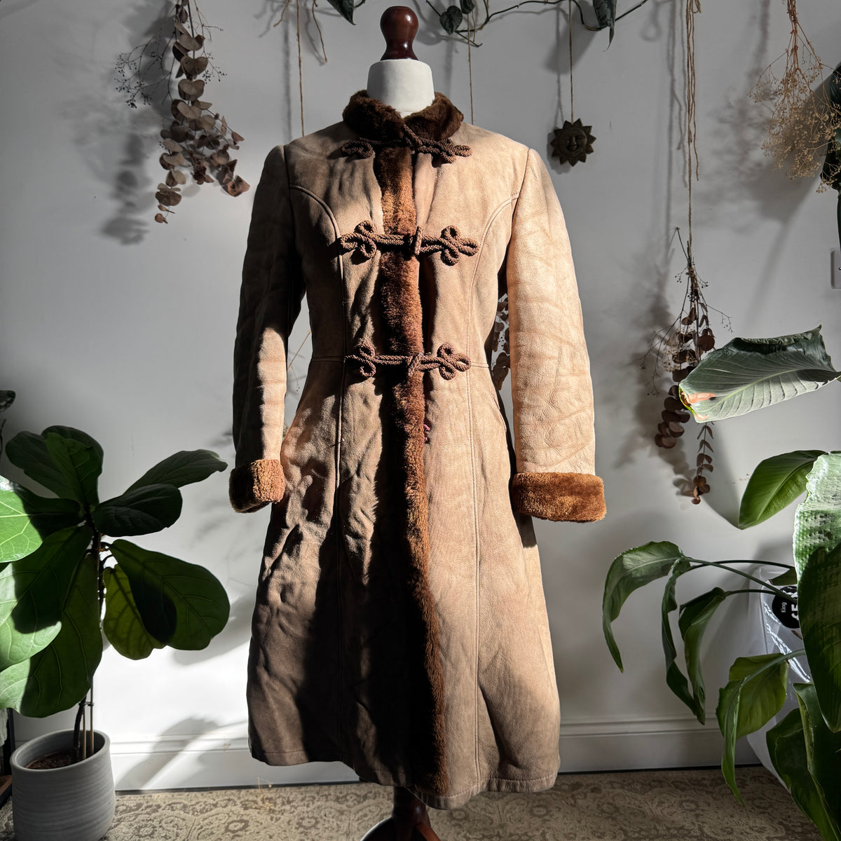 Sheepskin coat - size S