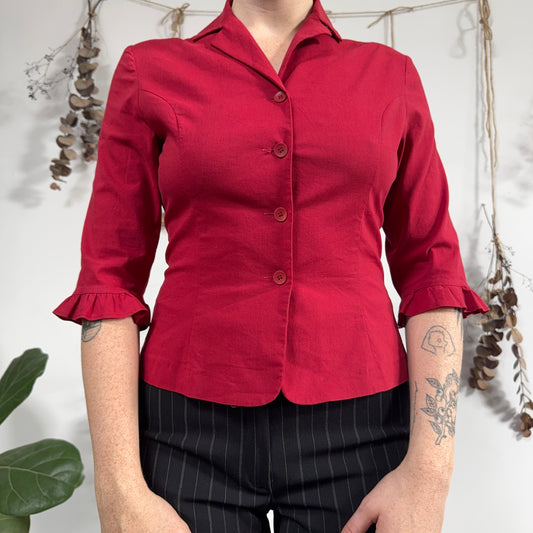 Red blouse - size S/M