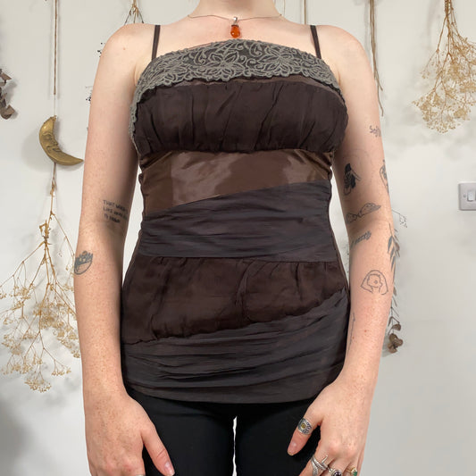 Brown top - size 10