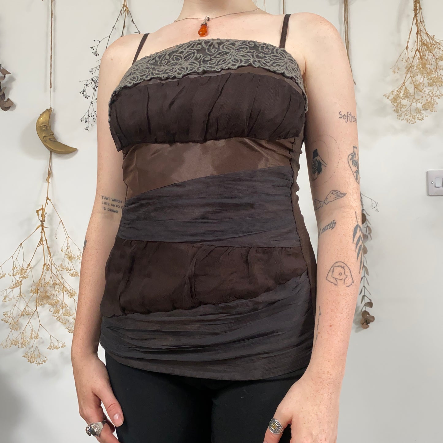 Brown top - size 10