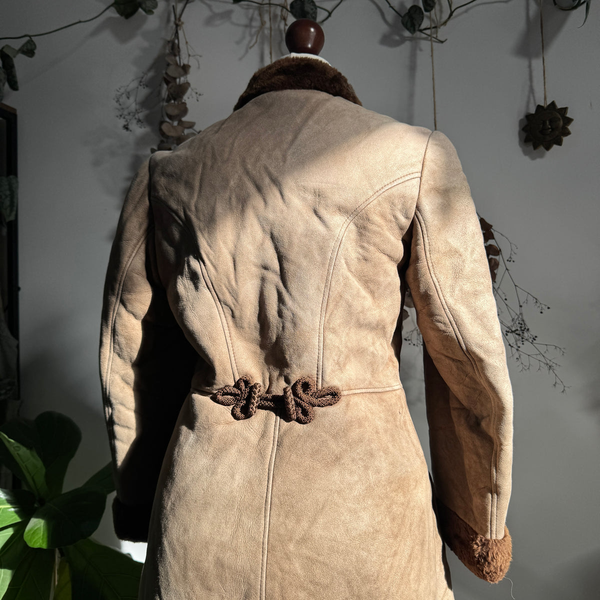 Sheepskin coat - size S