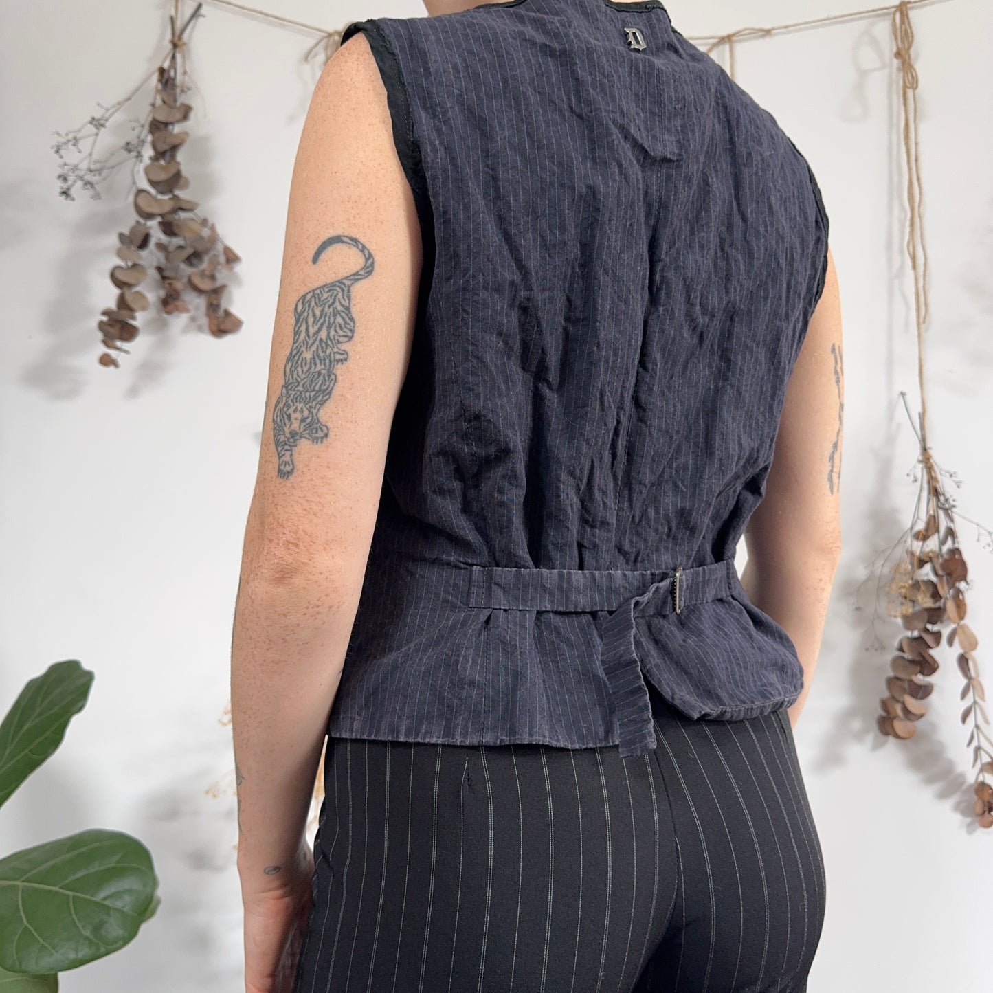 Pinstripe waistcoat - size M/L