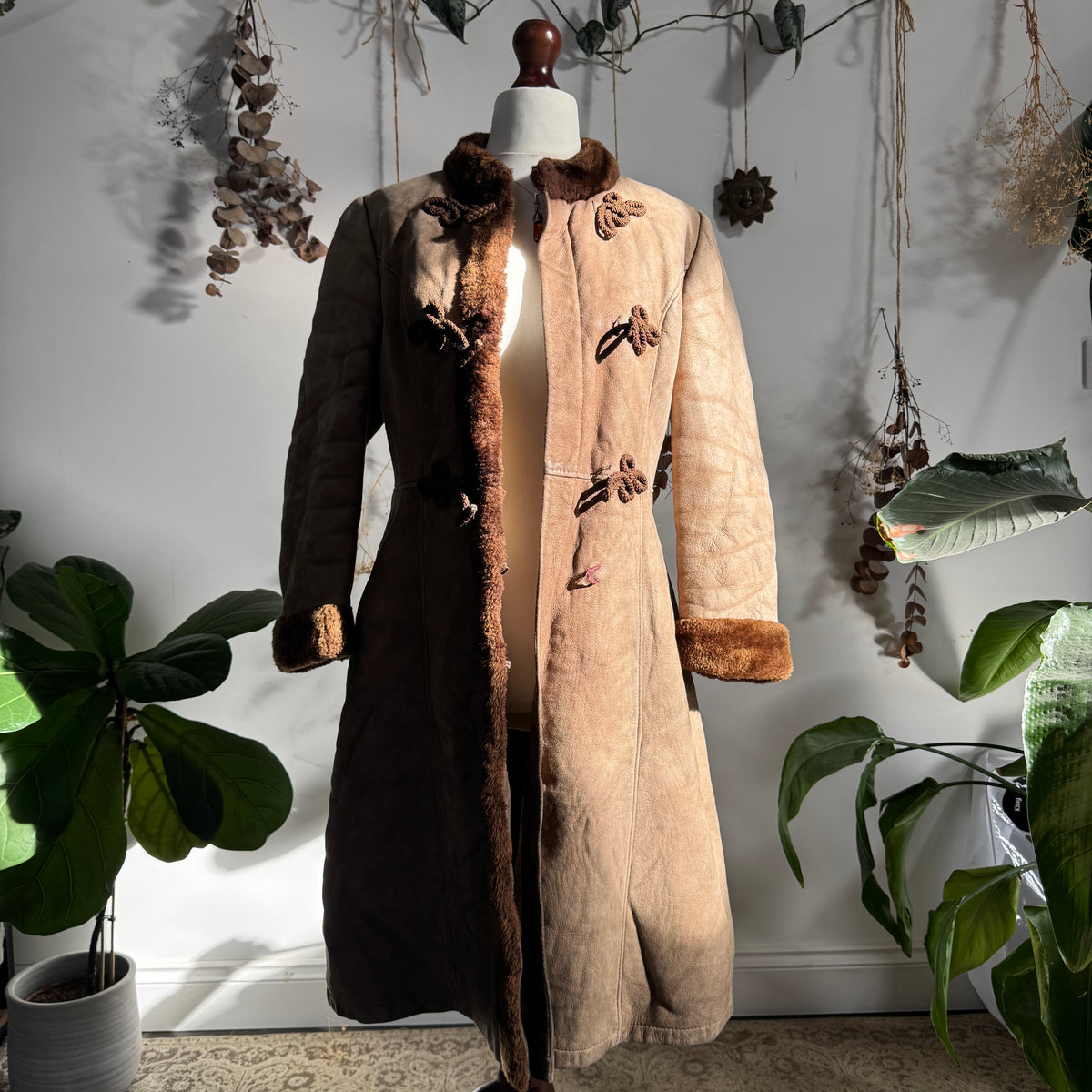 Sheepskin coat - size S