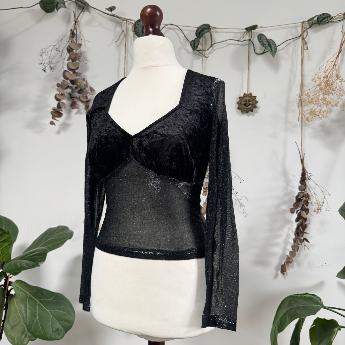 Sparkle top - size M