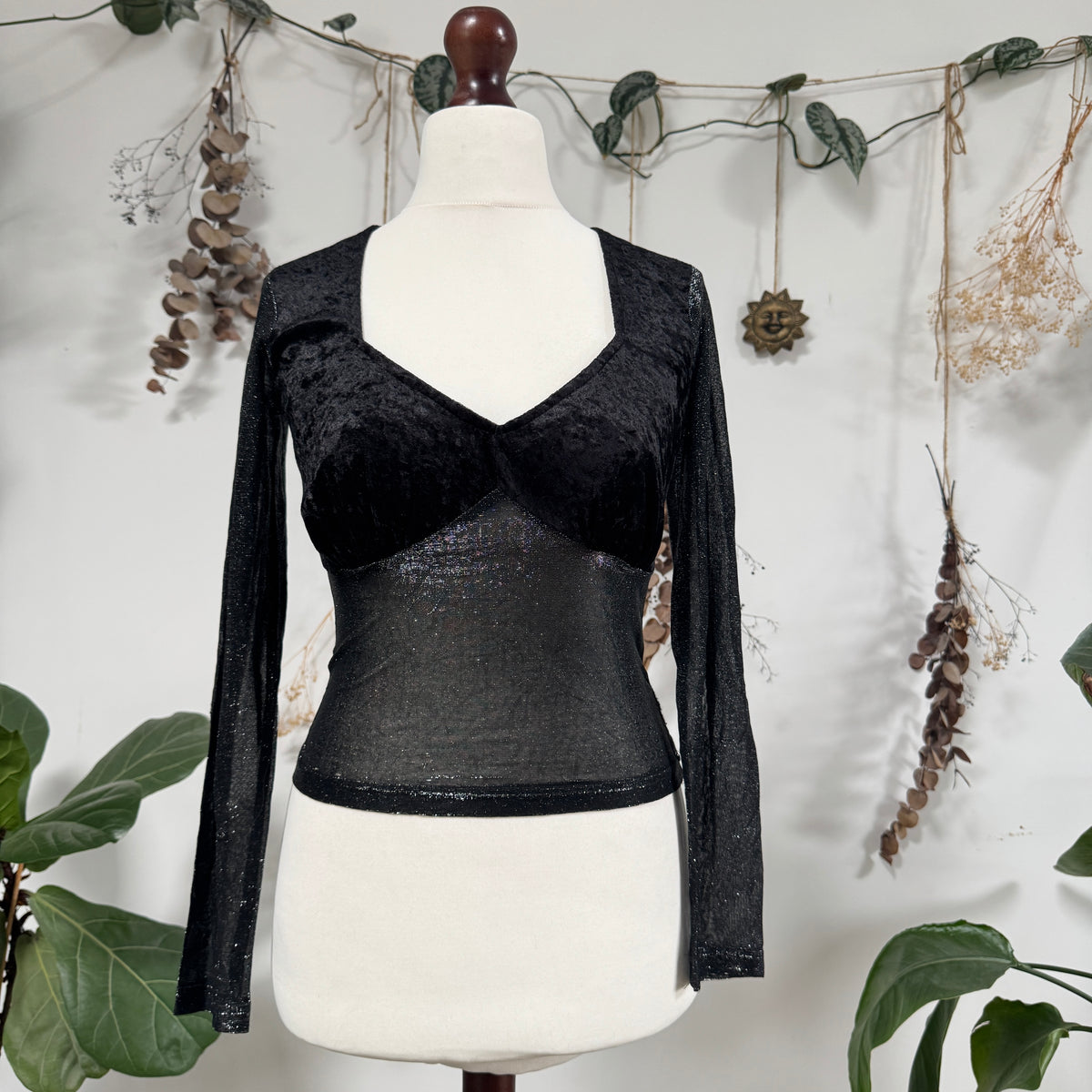 Sparkle top - size M