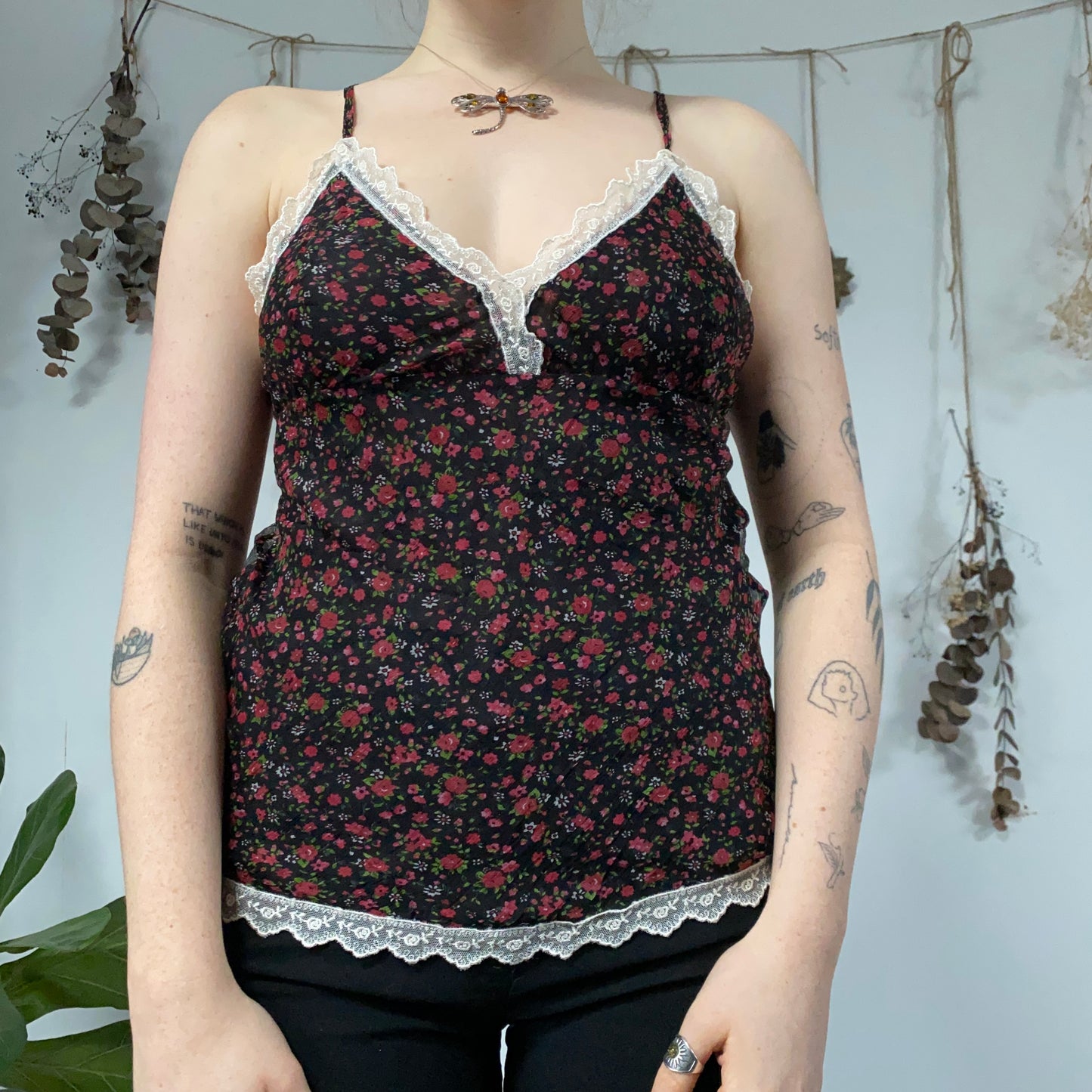 Floral cami - size S