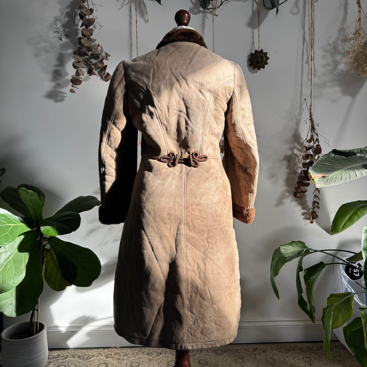 Sheepskin coat - size S