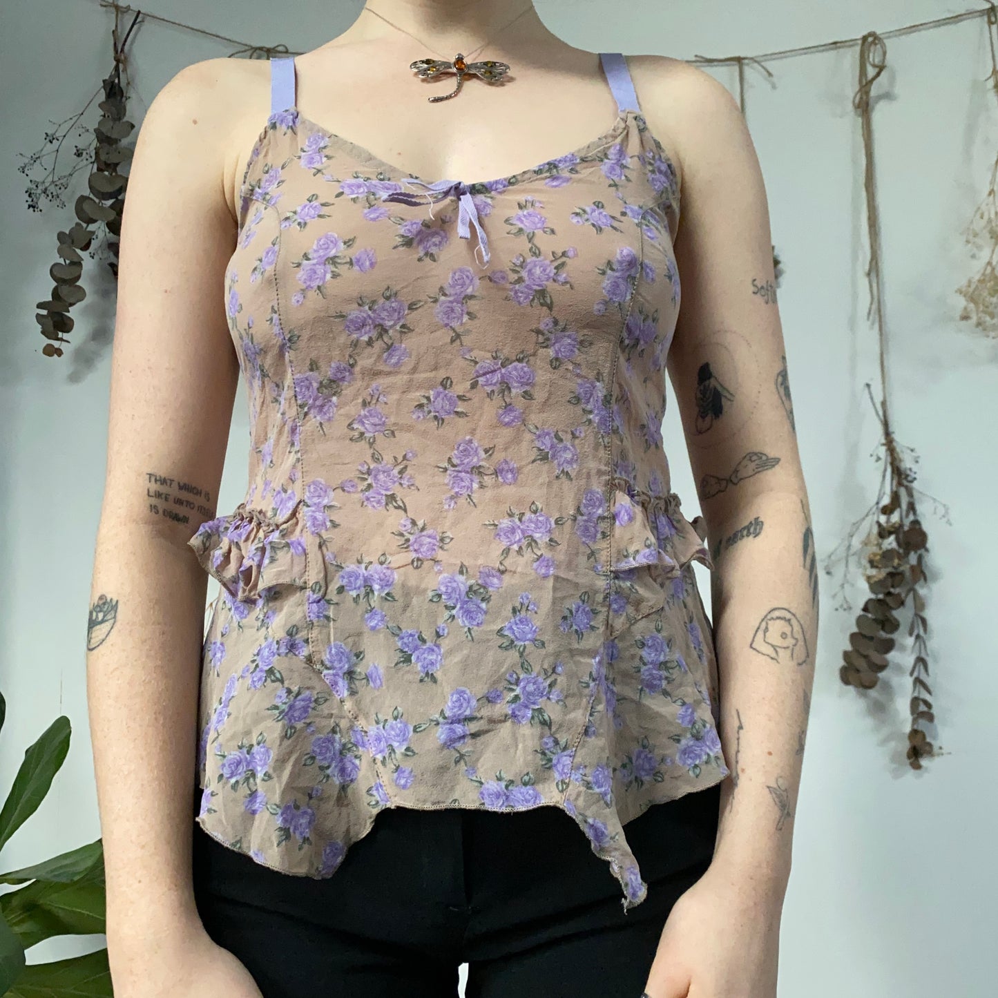 Floral cami - size S