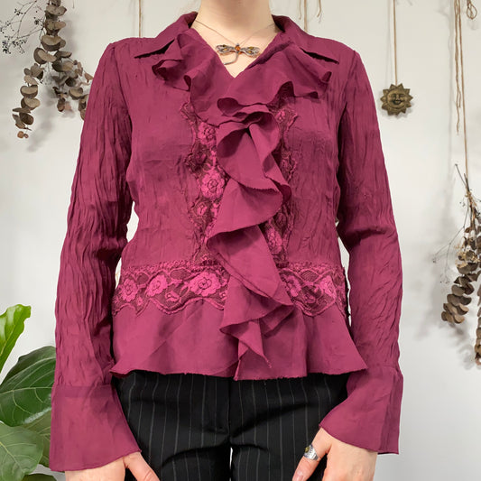 Berry blouse - size M