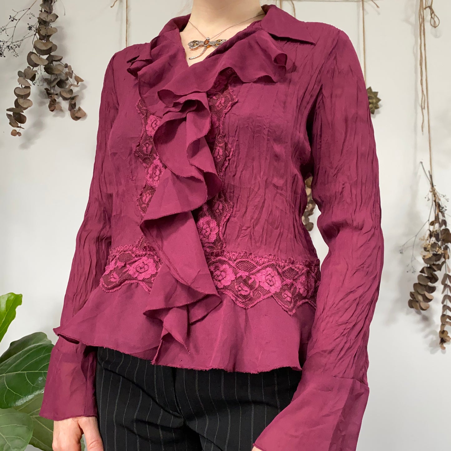 Berry blouse - size M