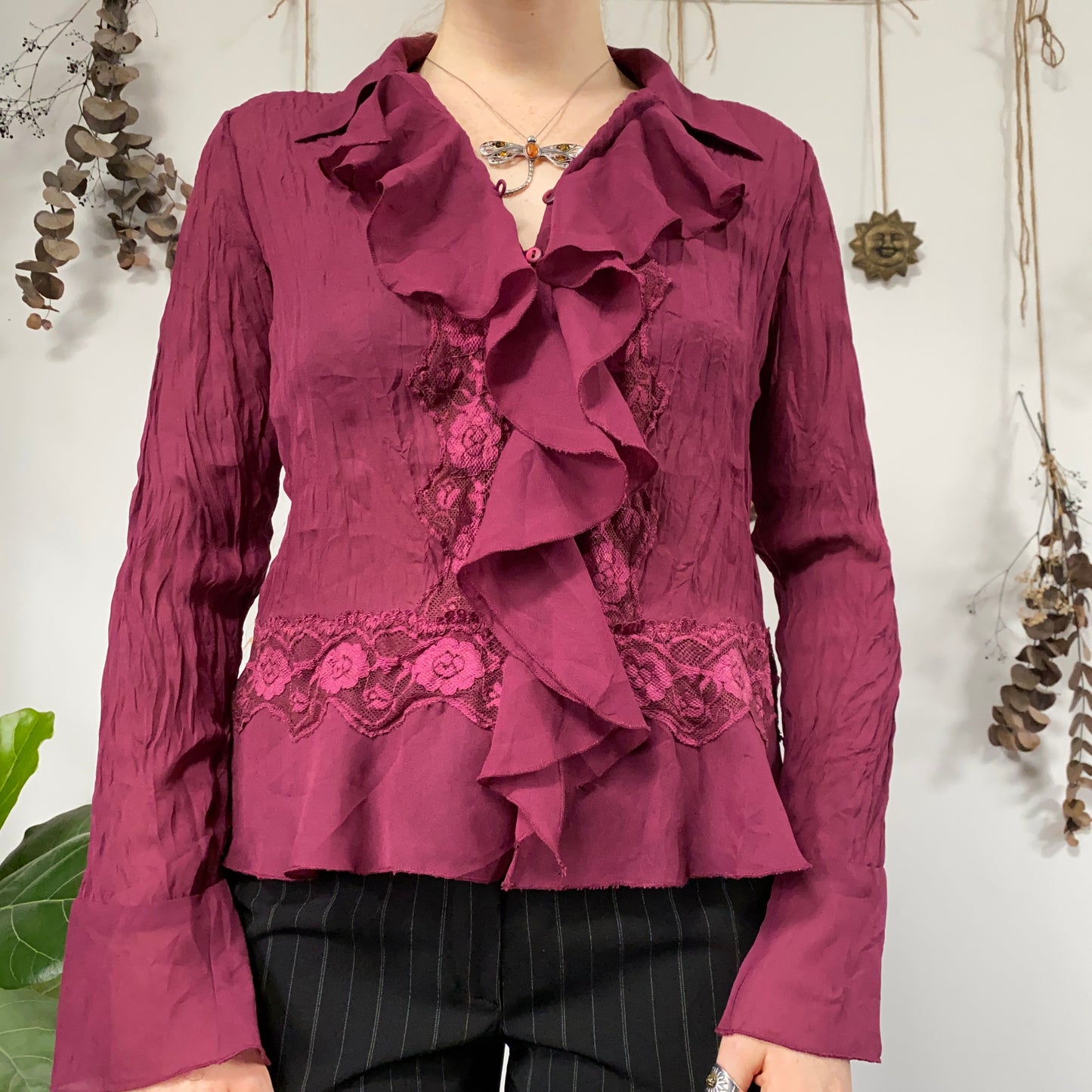 Berry blouse - size M