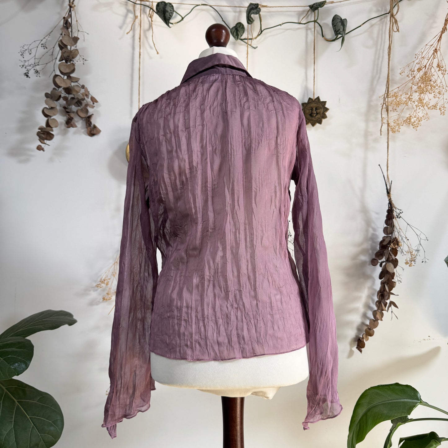 Purple iridescent shirt - size M/L