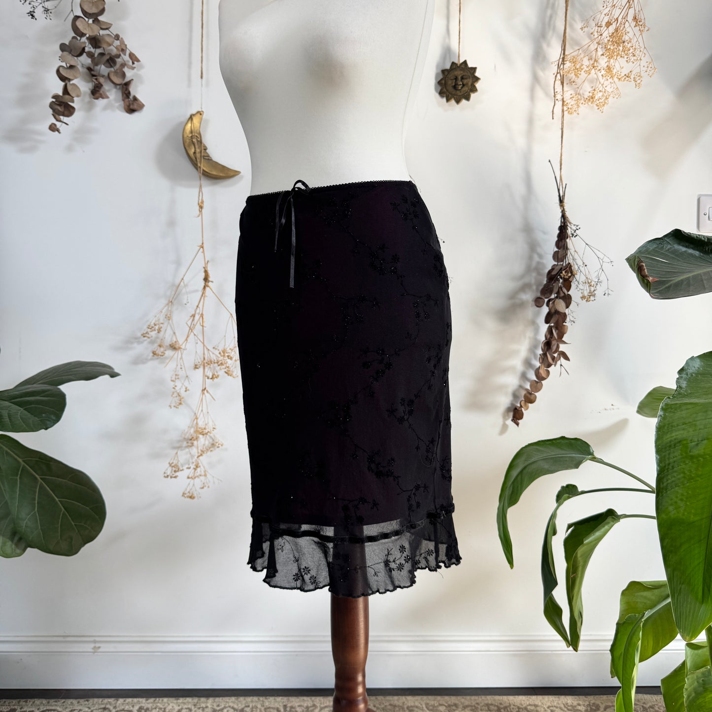 Mesh midi skirt - size M