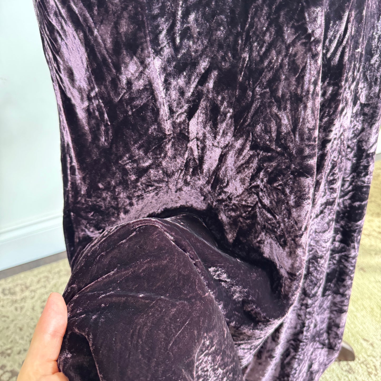 Velvet skirt - size L