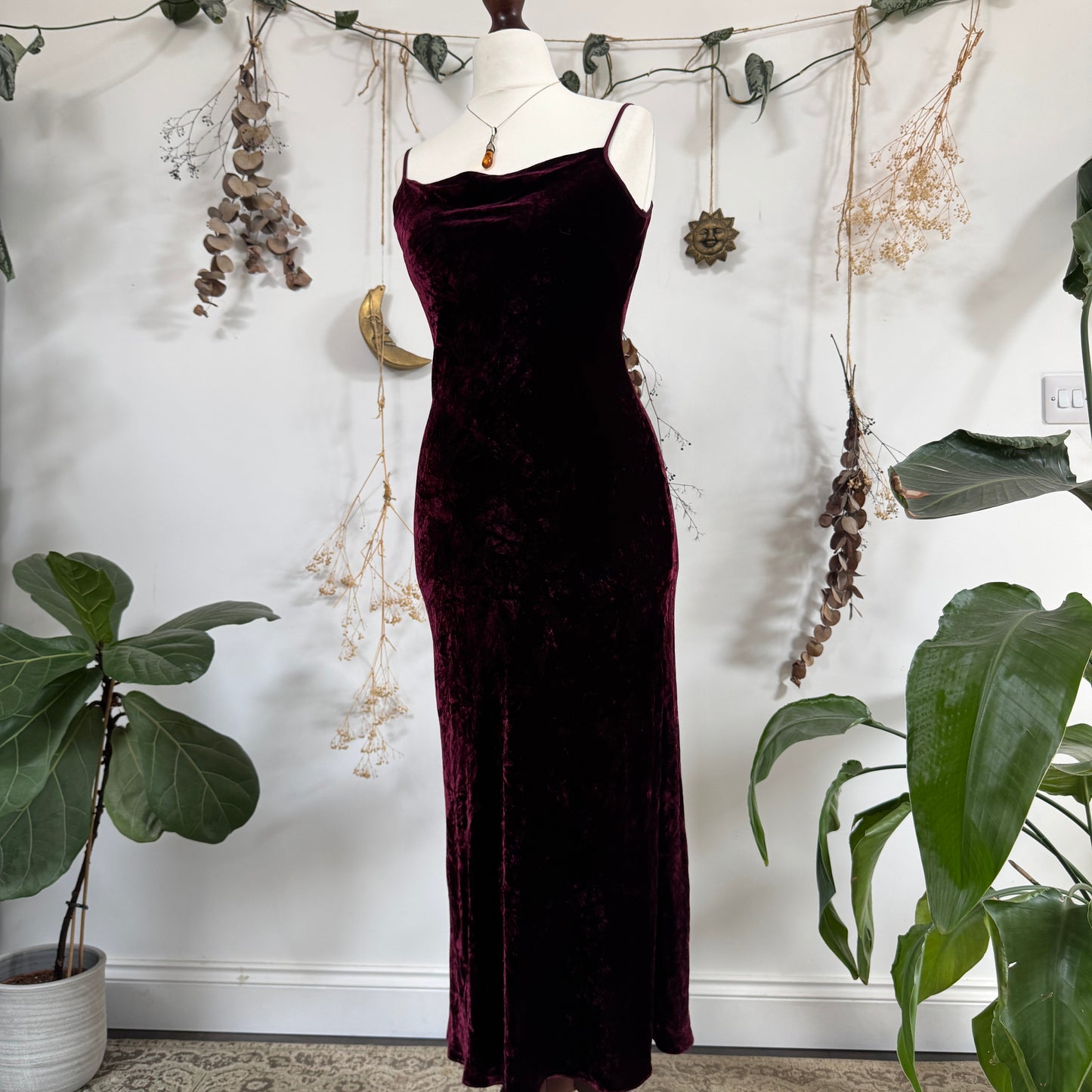 Velvet dress - size S