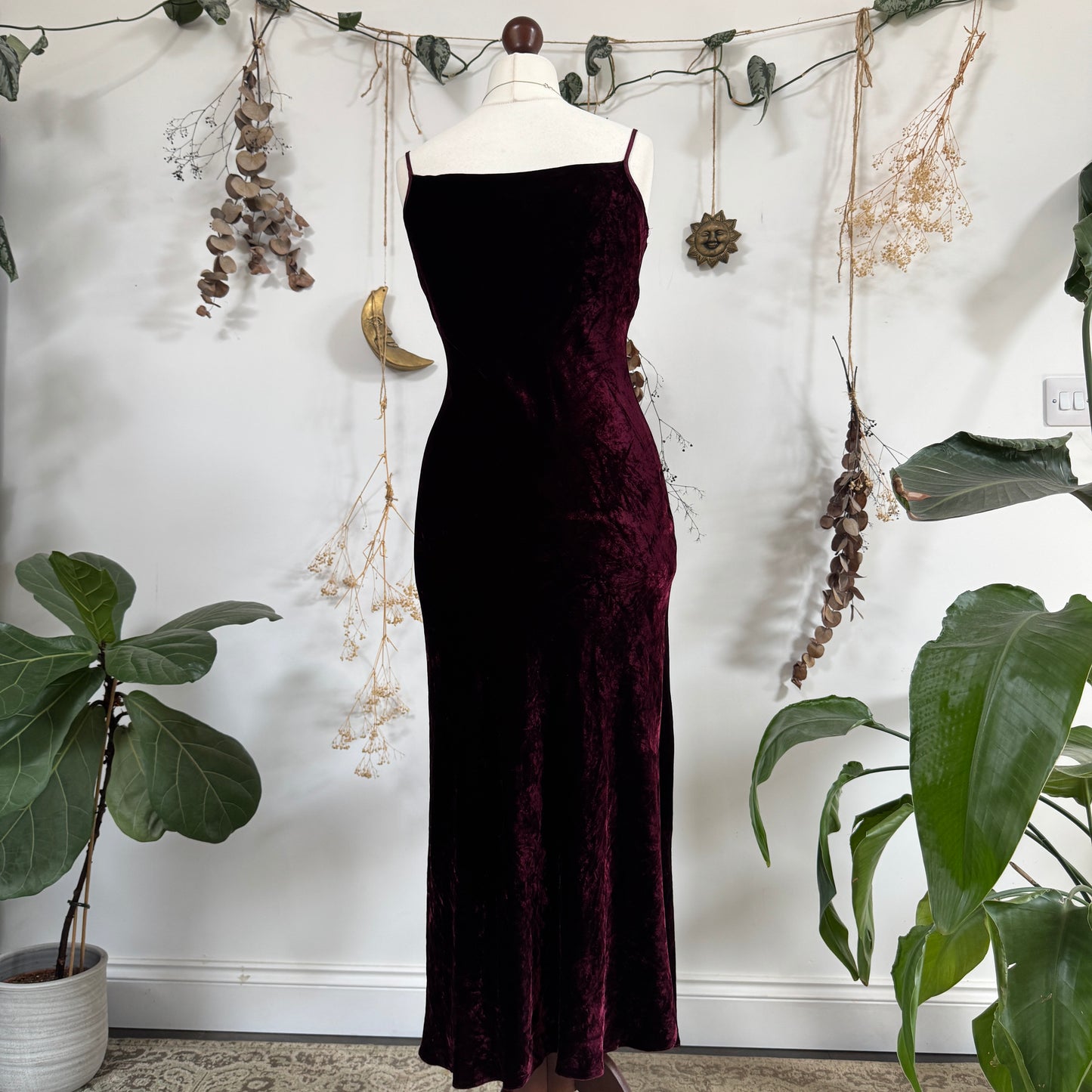 Velvet dress - size S