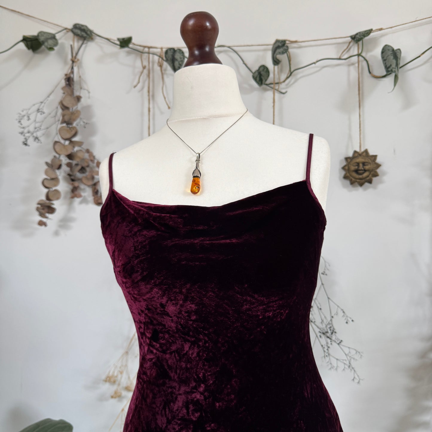 Velvet dress - size S