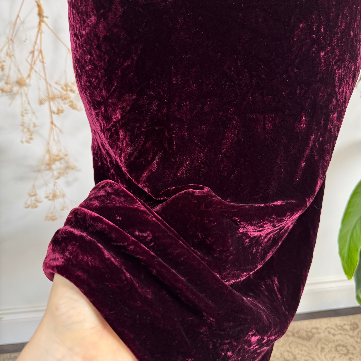 Velvet dress - size S