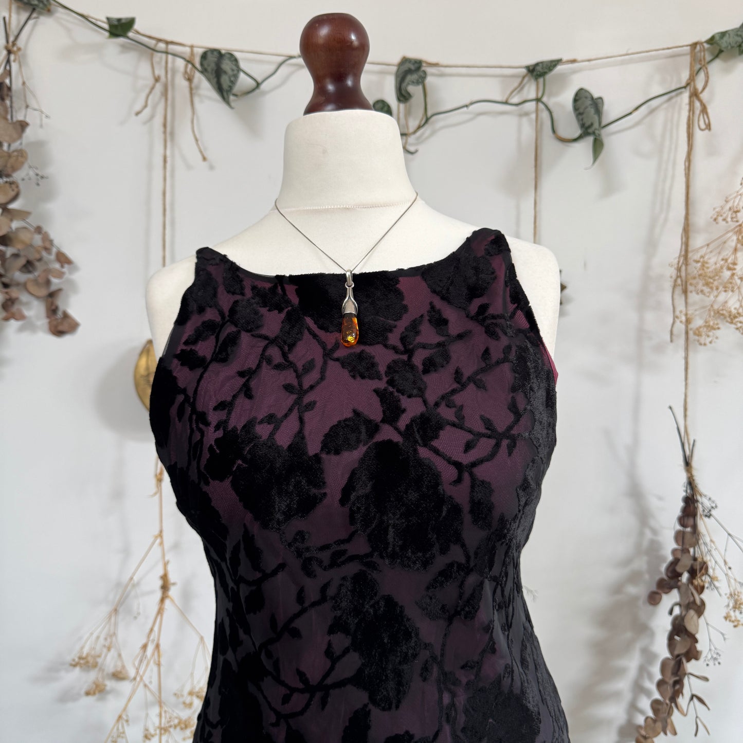 Velvet dress - size M