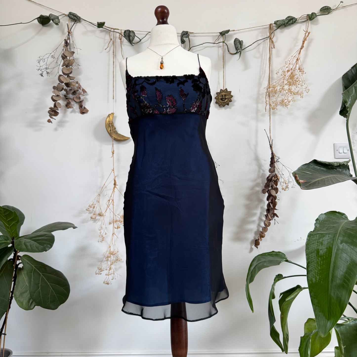 Midnight blue dress - size M