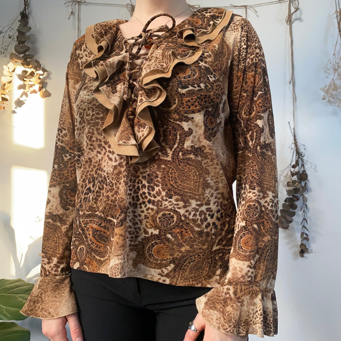Earthy blouse - size XL