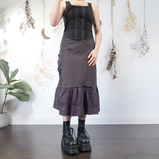 Brown archive skirt - size S