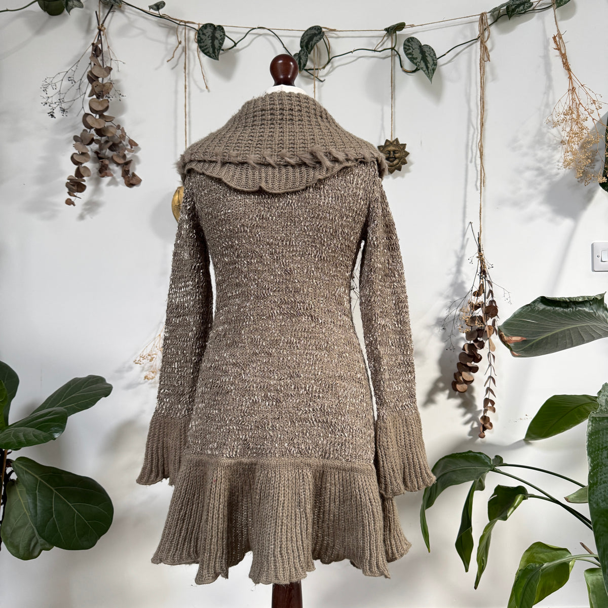 Earthy knit cardigan - size S/M