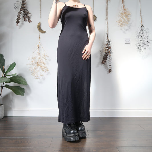 Black maxi dress - size S/M