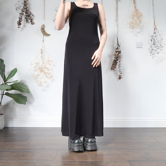 Black maxi dress - size M