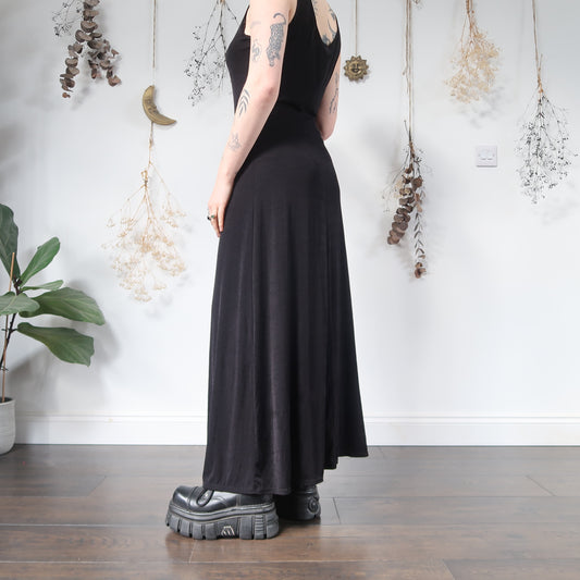 Black maxi dress - size M