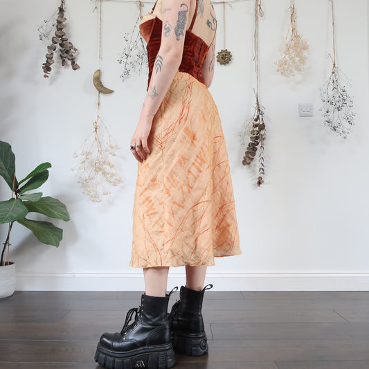Orange skirt - size M