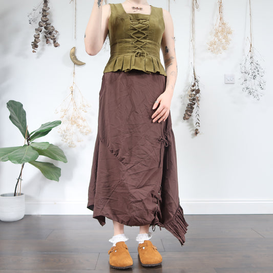 Brown maxi skirt - size M/L