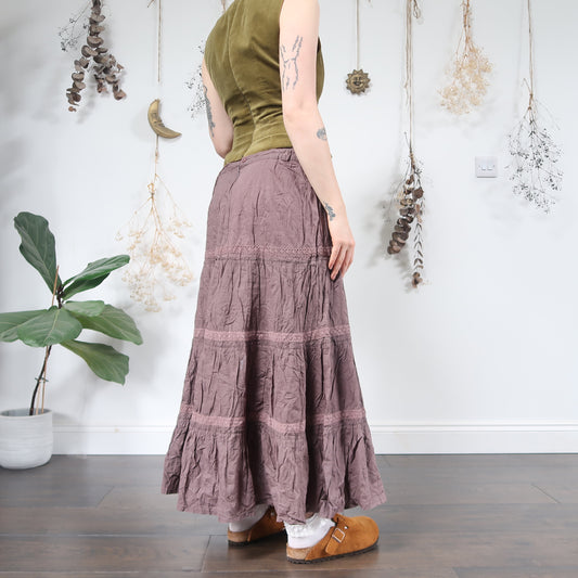 Tiered summer skirt - size L