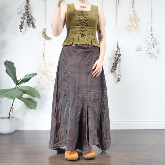 Brown archival skirt - size L