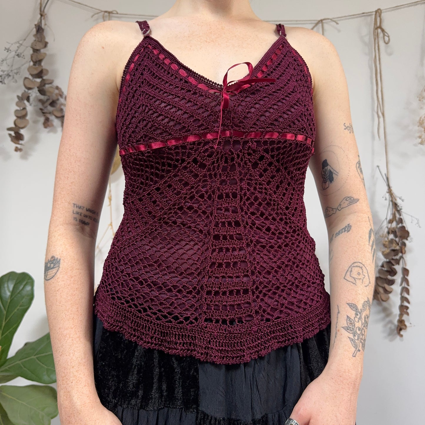Crochet cami - size S