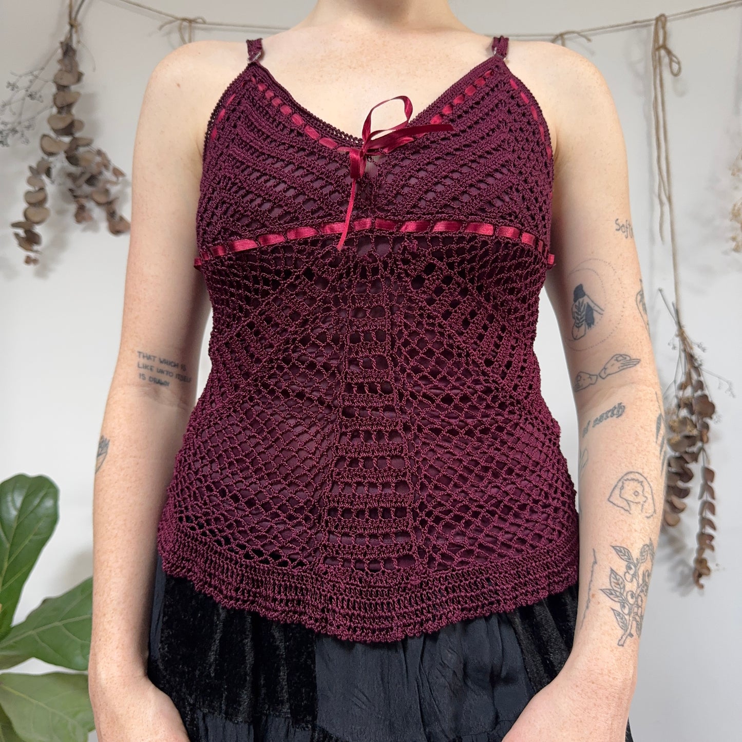 Crochet cami - size S