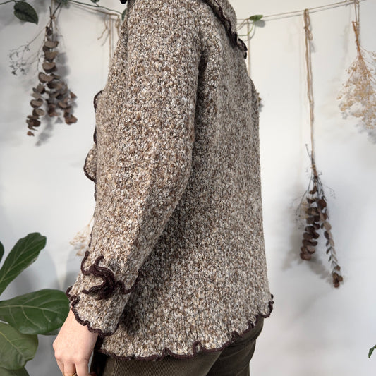 Earthy knit jumper - size M/L