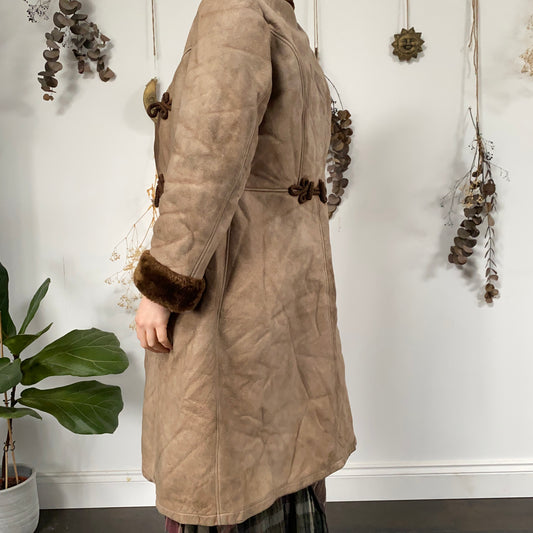 Sheepskin coat - size S
